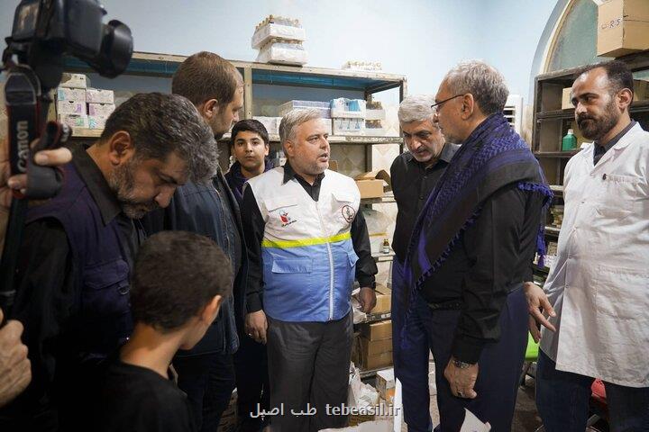 در جاده نجف-کربلا؛ وزیر بهداشت از درمانگاه علوم پزشکی ایران بازدید کرد